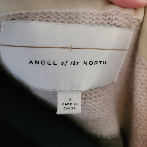 Anthropologie Angel Of The North Lambswool Open Front Cardigan Sweater Womens S - Picture 5 of 7